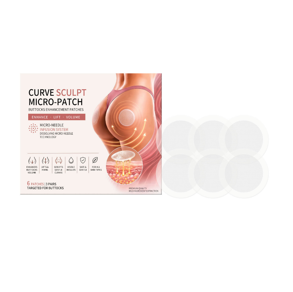 Dissolvable Micro Skincare Patch for Hip Area Body Care