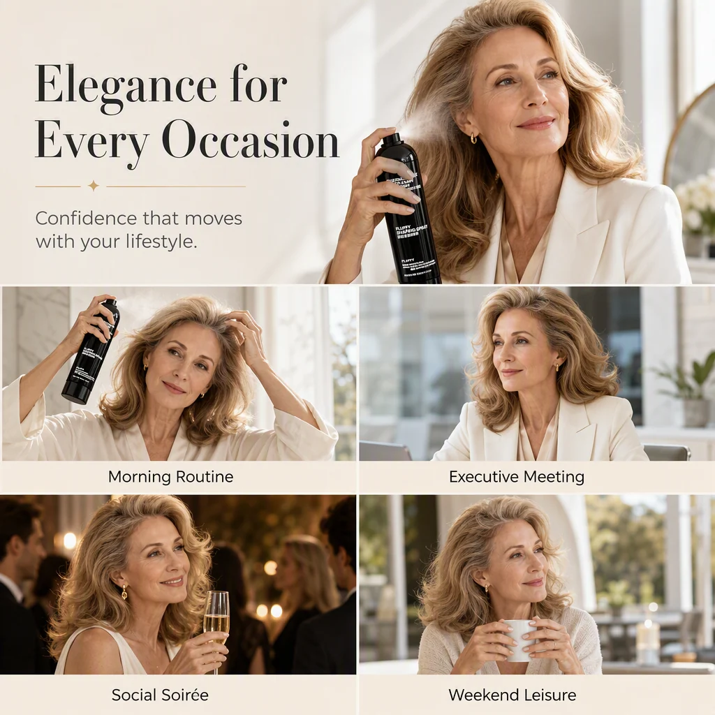 Flat Hair Savior! Blue Fragrance Fluffy Spray for Instant Volume