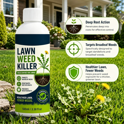 Lawn Weed Killer | Targets Broadleaf Weeds At The Root