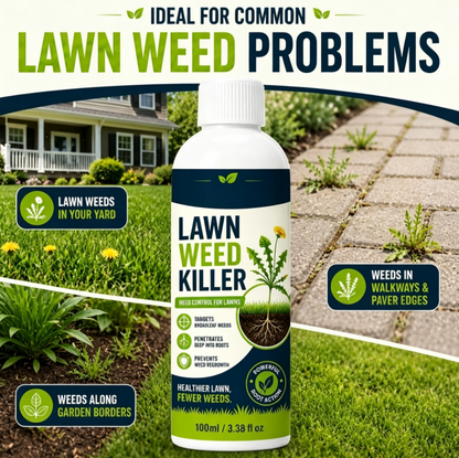 Lawn Weed Killer | Targets Broadleaf Weeds At The Root