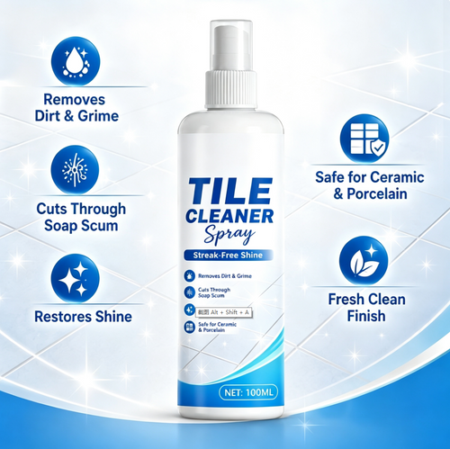 Tile cleaning spray