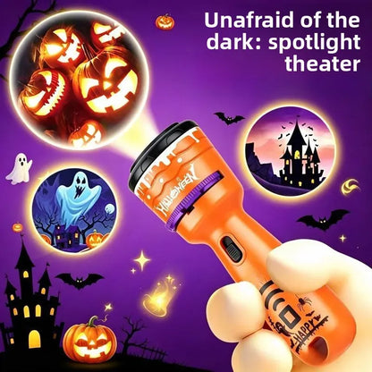 🎃👻Halloween Projection Torch | Kids Spooky Pattern Flashlight Toy