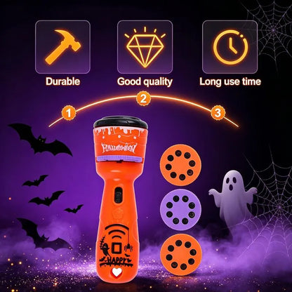🎃👻Halloween Projection Torch | Kids Spooky Pattern Flashlight Toy